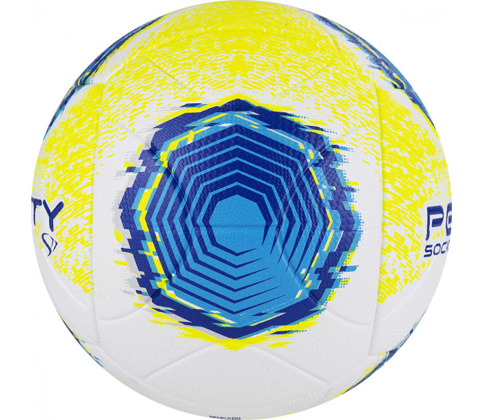Мяч футбольный "PENALTY BOLA SOCIETY S11 R2 XXII", р.5, бело-жёлто-голубой-фото 2 hover image
